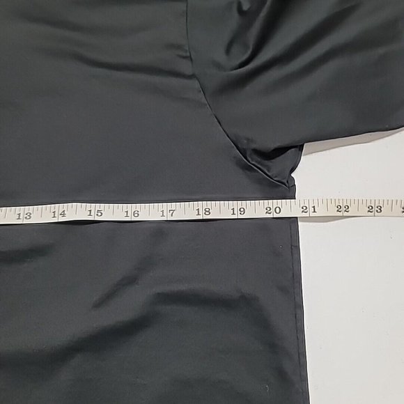 Zanetti Made In Italy Quarter Zip Polo Shirt Mens Size Small Short Sleeve Black - Picture 10 of 12